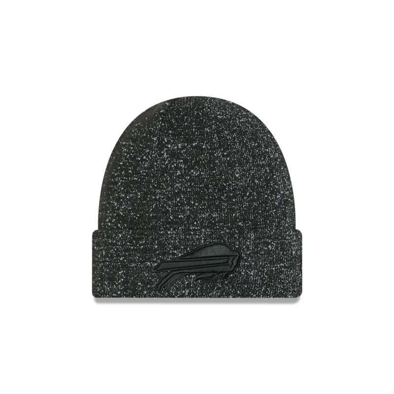 Buffalo Bills Reflective Black Knit Beanie sold by New Era