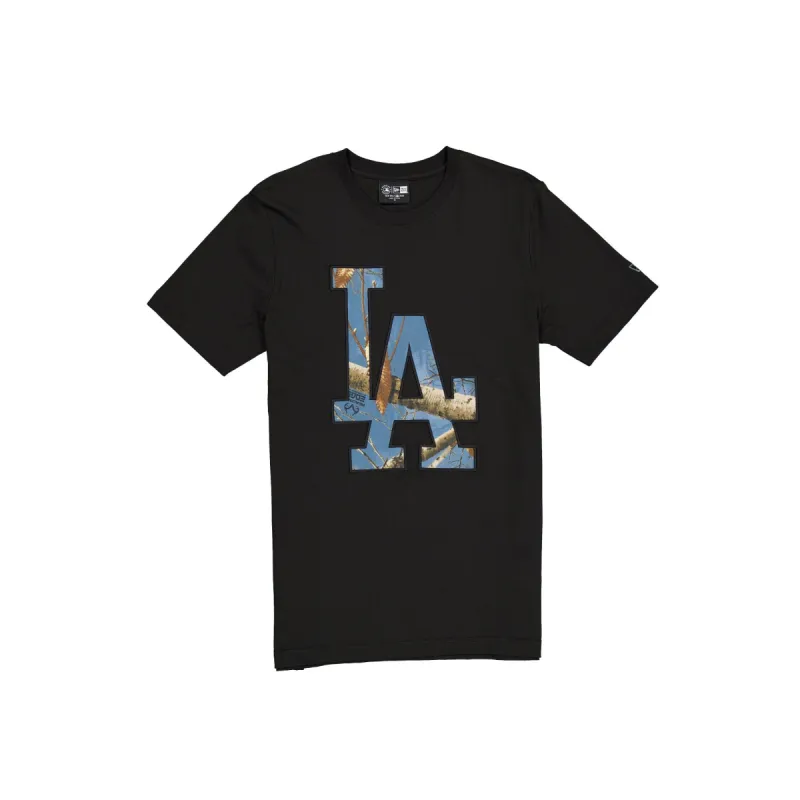 Los Angeles Dodgers Black Realtree T-Shirt sold by New Era