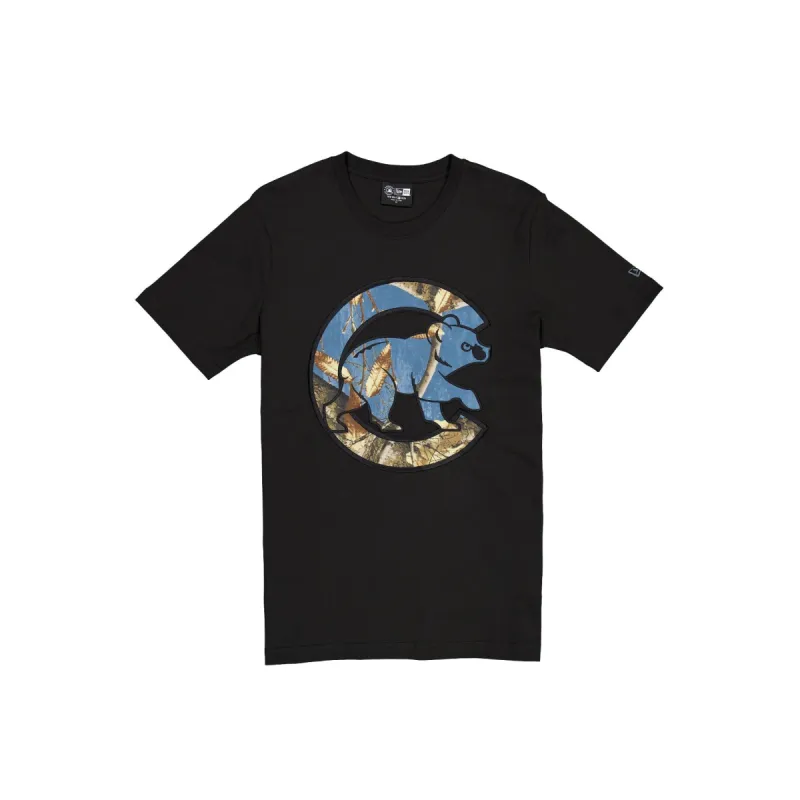 Chicago Cubs Black Realtree T-Shirt sold by New Era