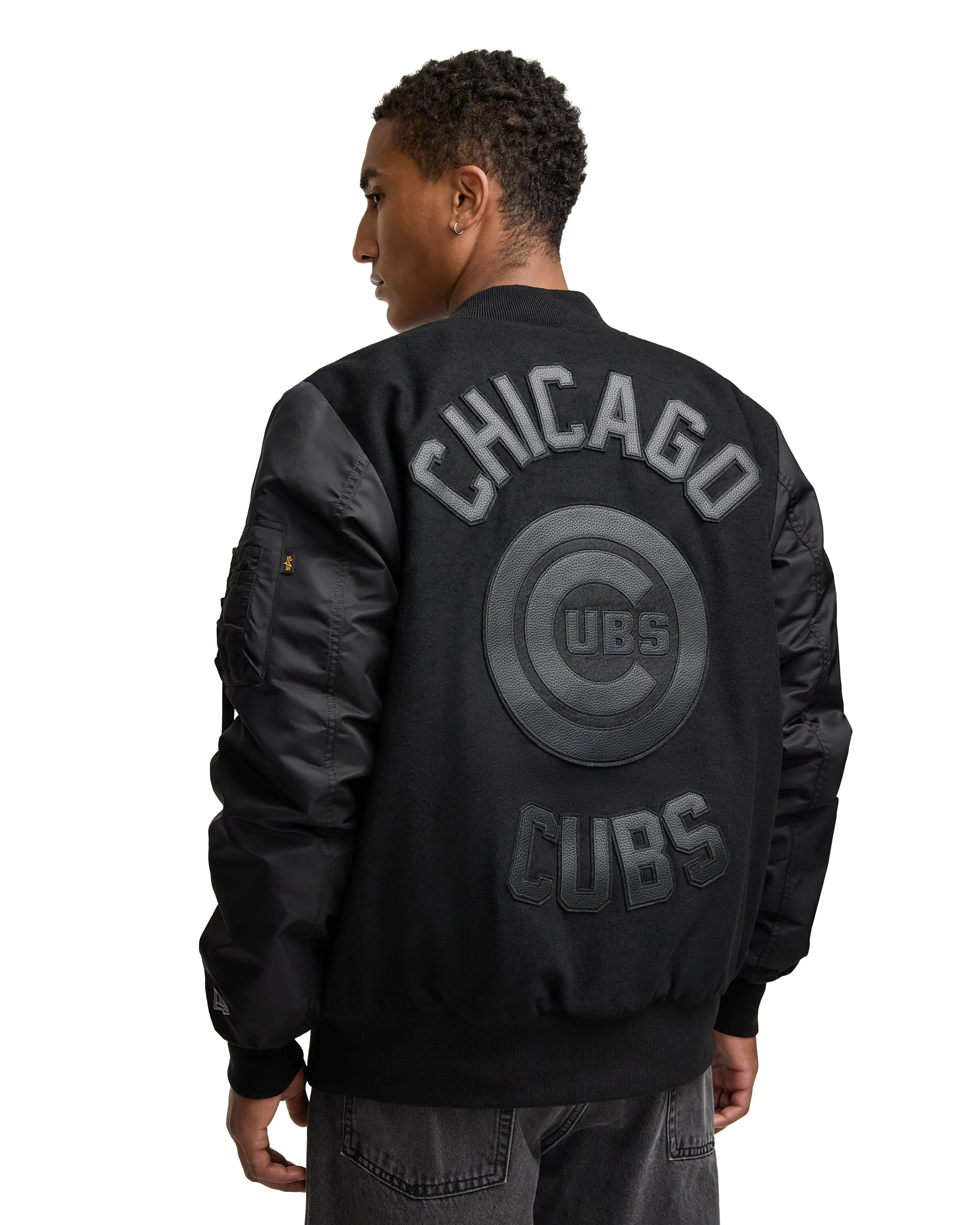 Alpha Industries x Boston Red Sox MA-1 Wool Varsity Jacket Black sold by New Era product image thumbnail 4