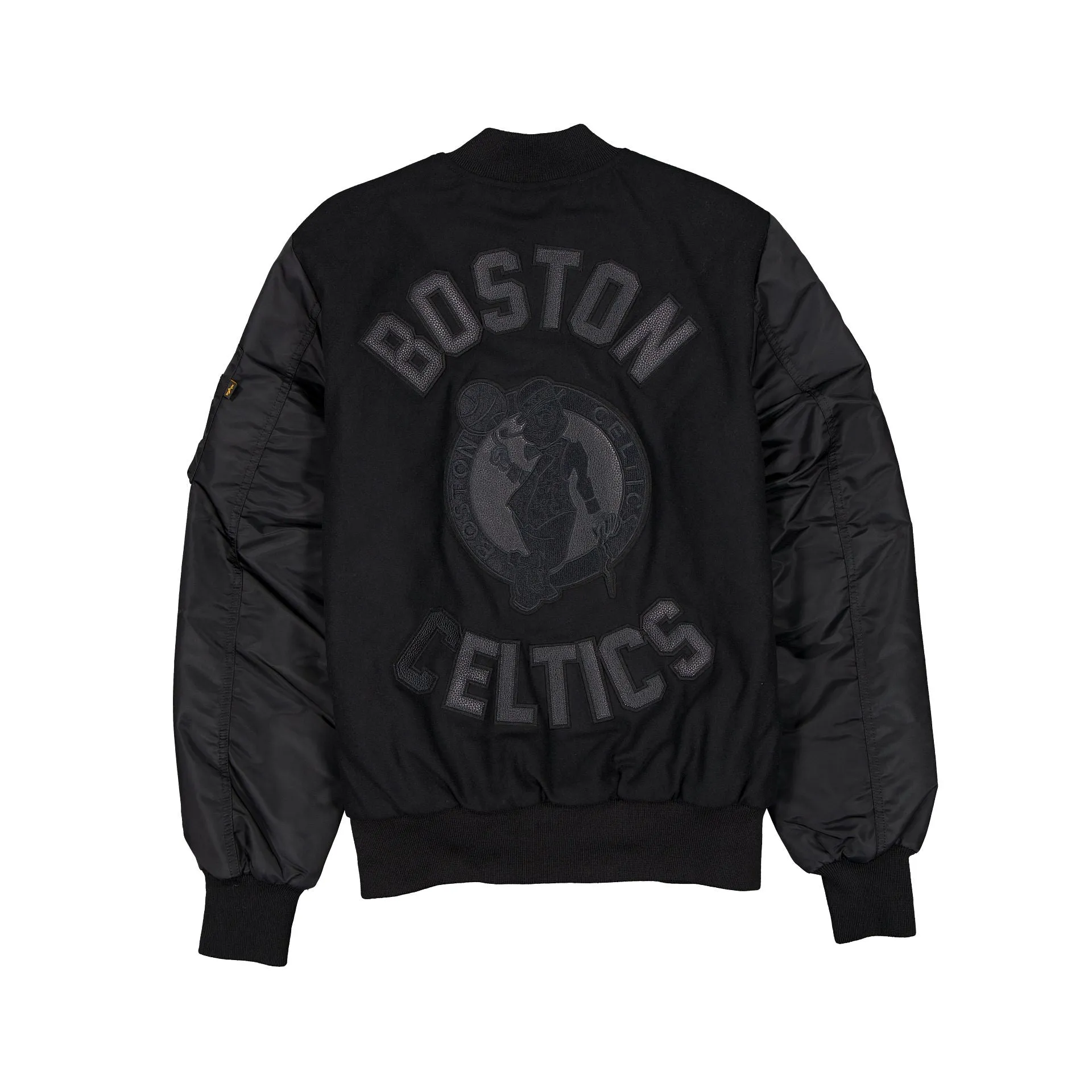 Alpha Industries x Boston Celtics MA-1 Wool Varsity Jacket Black sold by New Era product image thumbnail 3