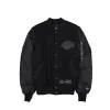 Alpha Industries x Los Angeles Lakers MA-1 Wool Varsity Jacket Black sold by New Era