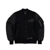 Alpha Industries x Buffalo Bills MA-1 Wool Varsity Jacket Black sold by New Era