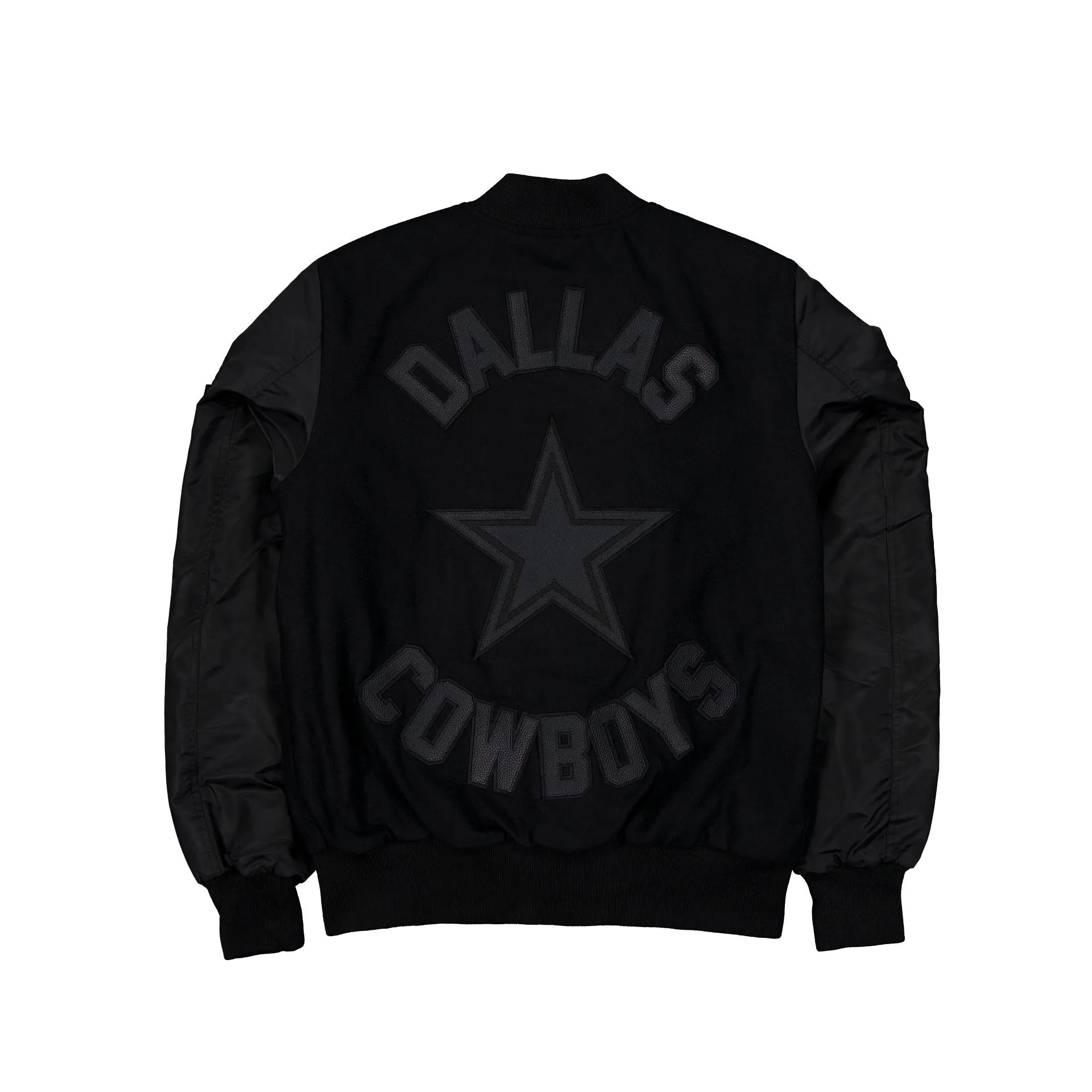 Alpha Industries x Dallas Cowboys MA-1 Wool Varsity Jacket Black sold by New Era product image thumbnail 3