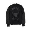 Alpha Industries x Chicago Bulls MA-1 Wool Varsity Jacket Black sold by New Era