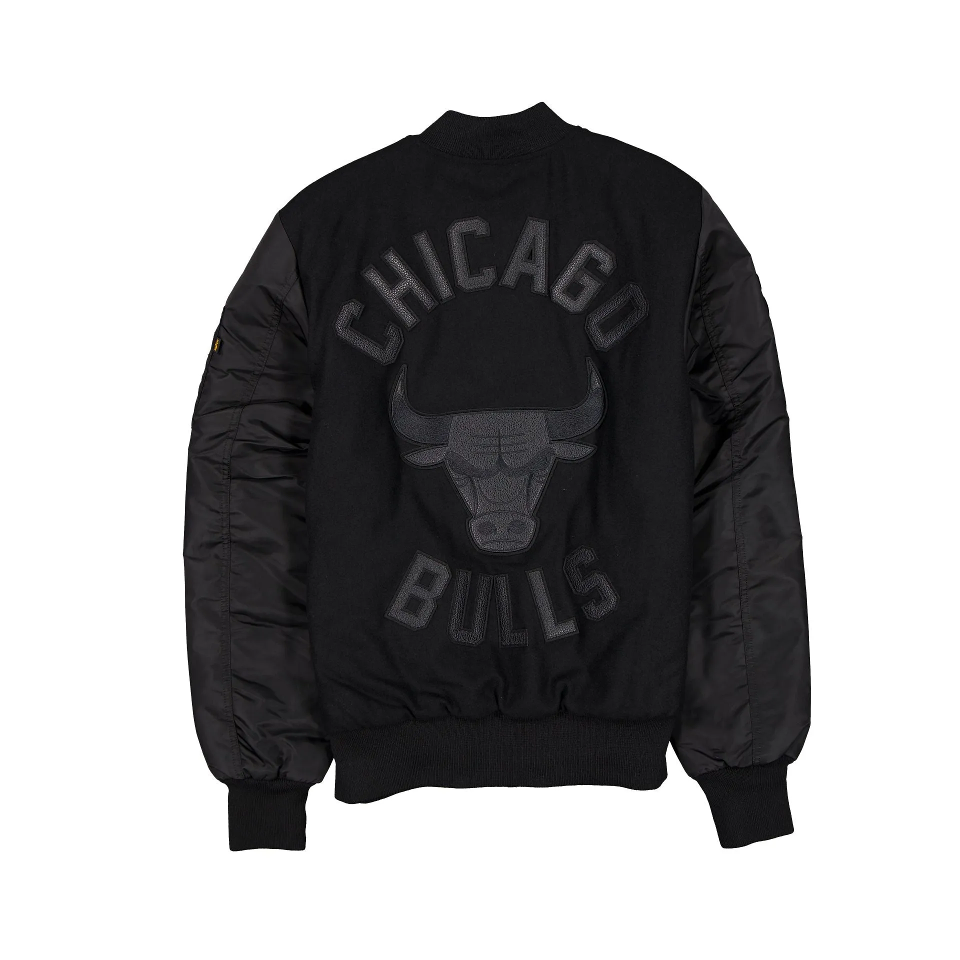 Alpha Industries x Chicago Bulls MA-1 Wool Varsity Jacket Black sold by New Era product image thumbnail 3