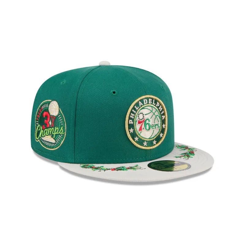 Philadelphia 76ers Novelty Holly 59FIFTY Fitted Hat sold by New Era