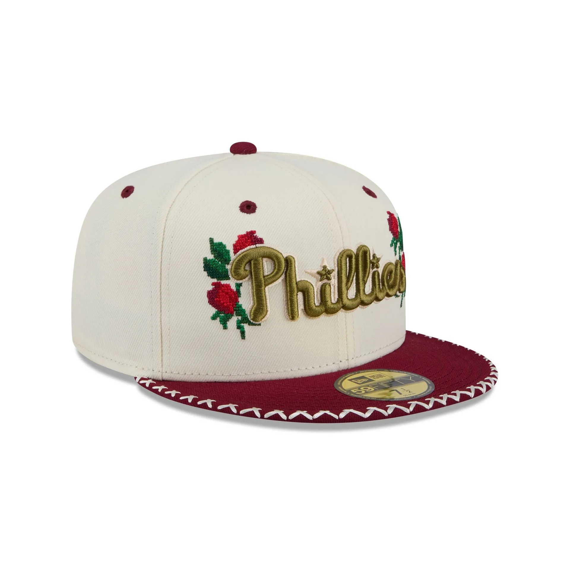 Philadelphia Phillies Novelty Stitch 59FIFTY Fitted Hat sold by New Era product image thumbnail 3