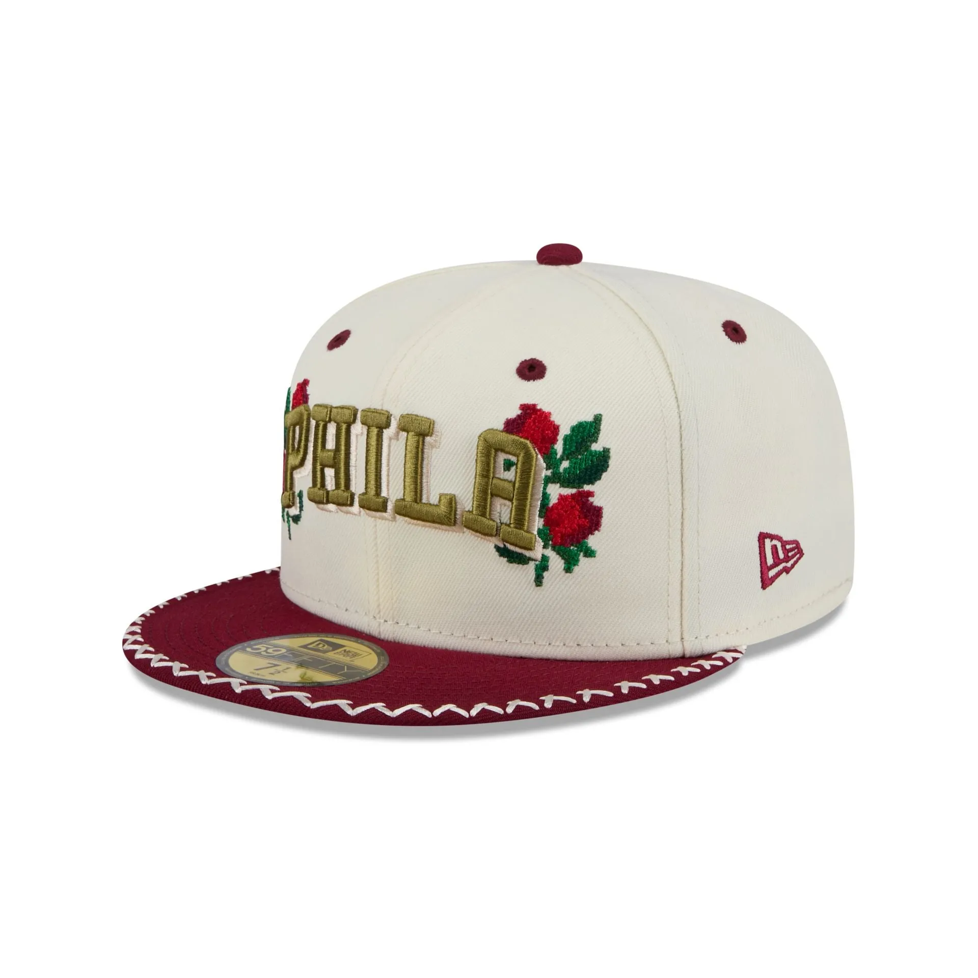 Philadelphia 76ers Novelty Stitch 59FIFTY Fitted Hat sold by New Era