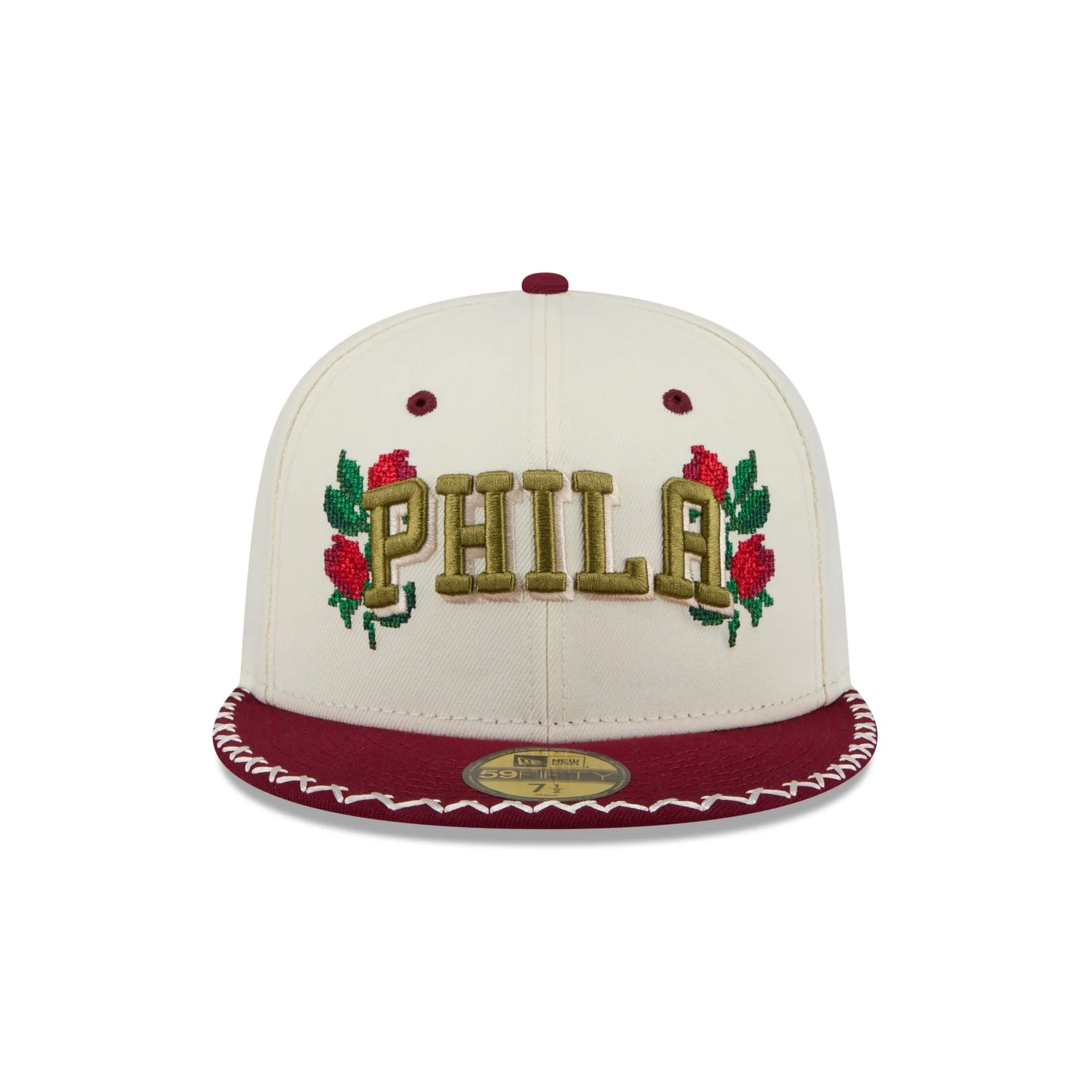 Philadelphia 76ers Novelty Stitch 59FIFTY Fitted Hat sold by New Era product image thumbnail 2