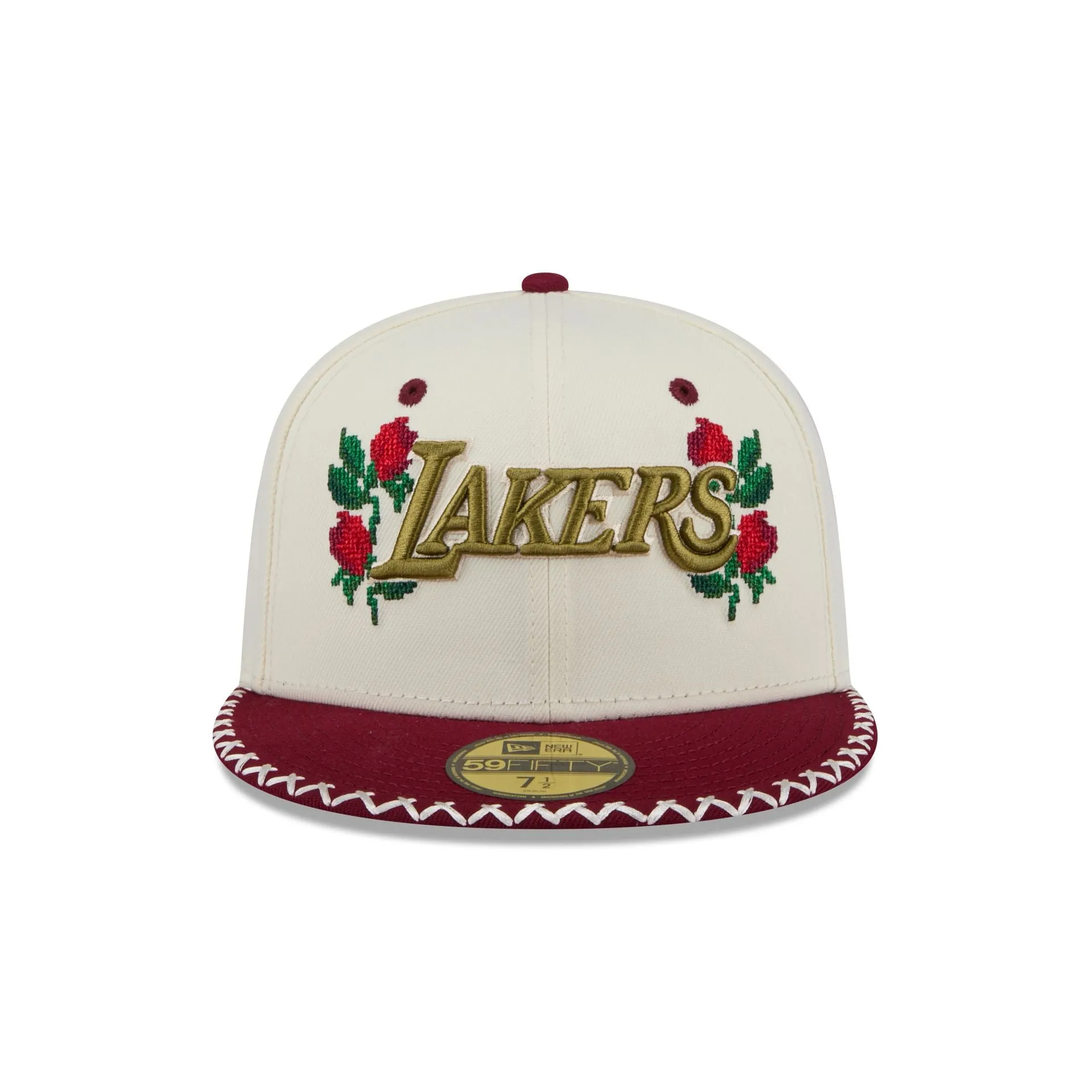 Los Angeles Lakers Novelty Stitch 59FIFTY Fitted Hat sold by New Era product image thumbnail 2