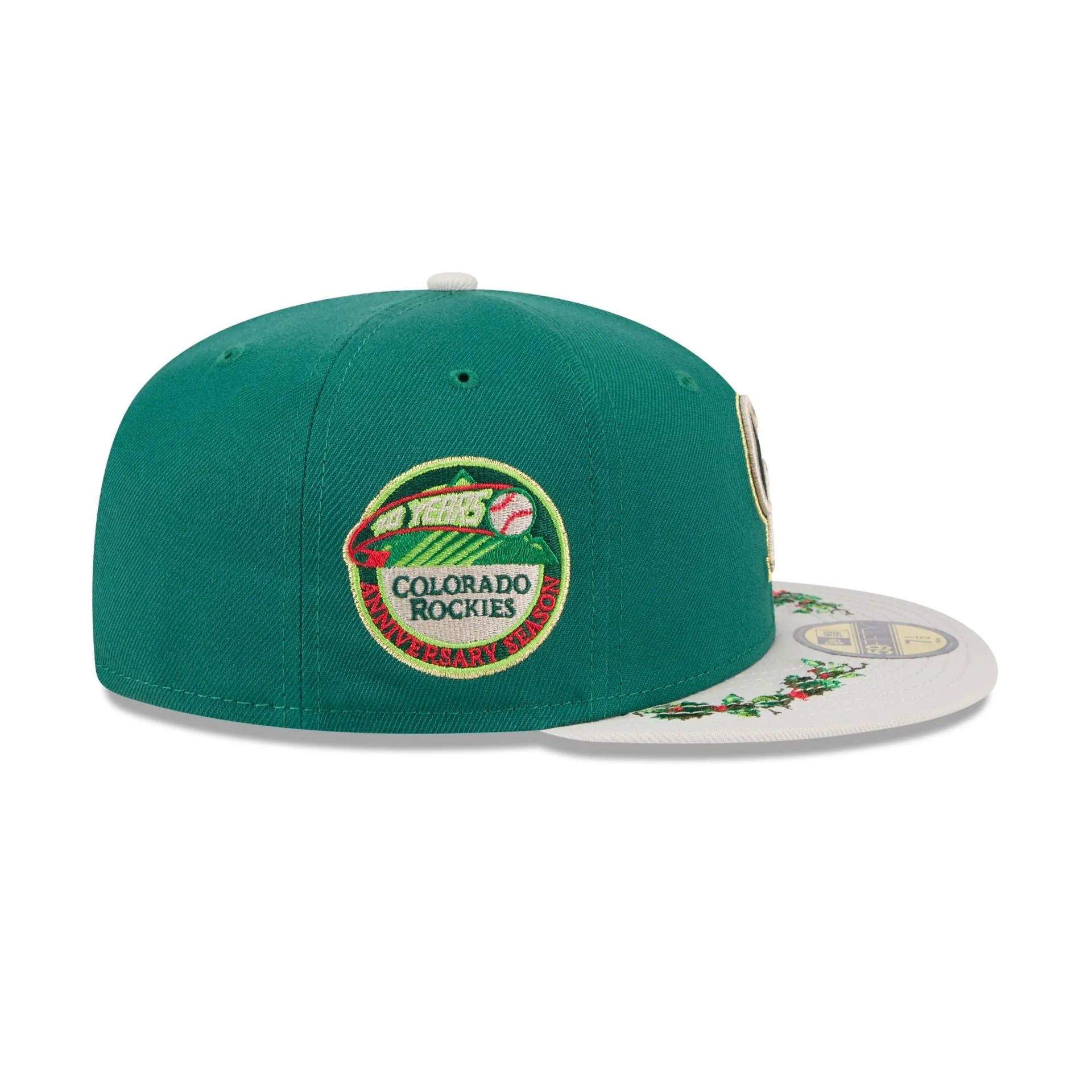 Colorado Rockies Novelty Holly 59FIFTY Fitted Hat sold by New Era product image thumbnail 4