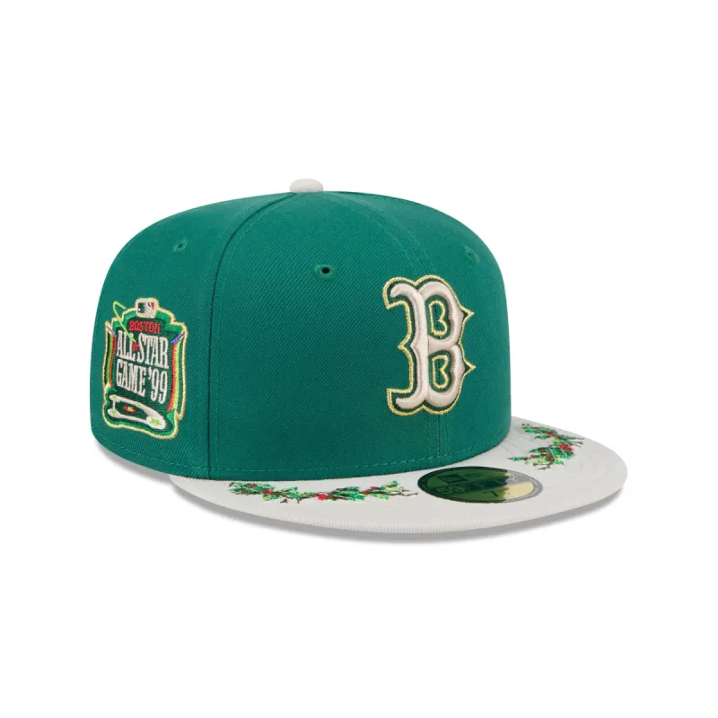 Boston Red Sox Novelty Holly 59FIFTY Fitted Hat sold by New Era