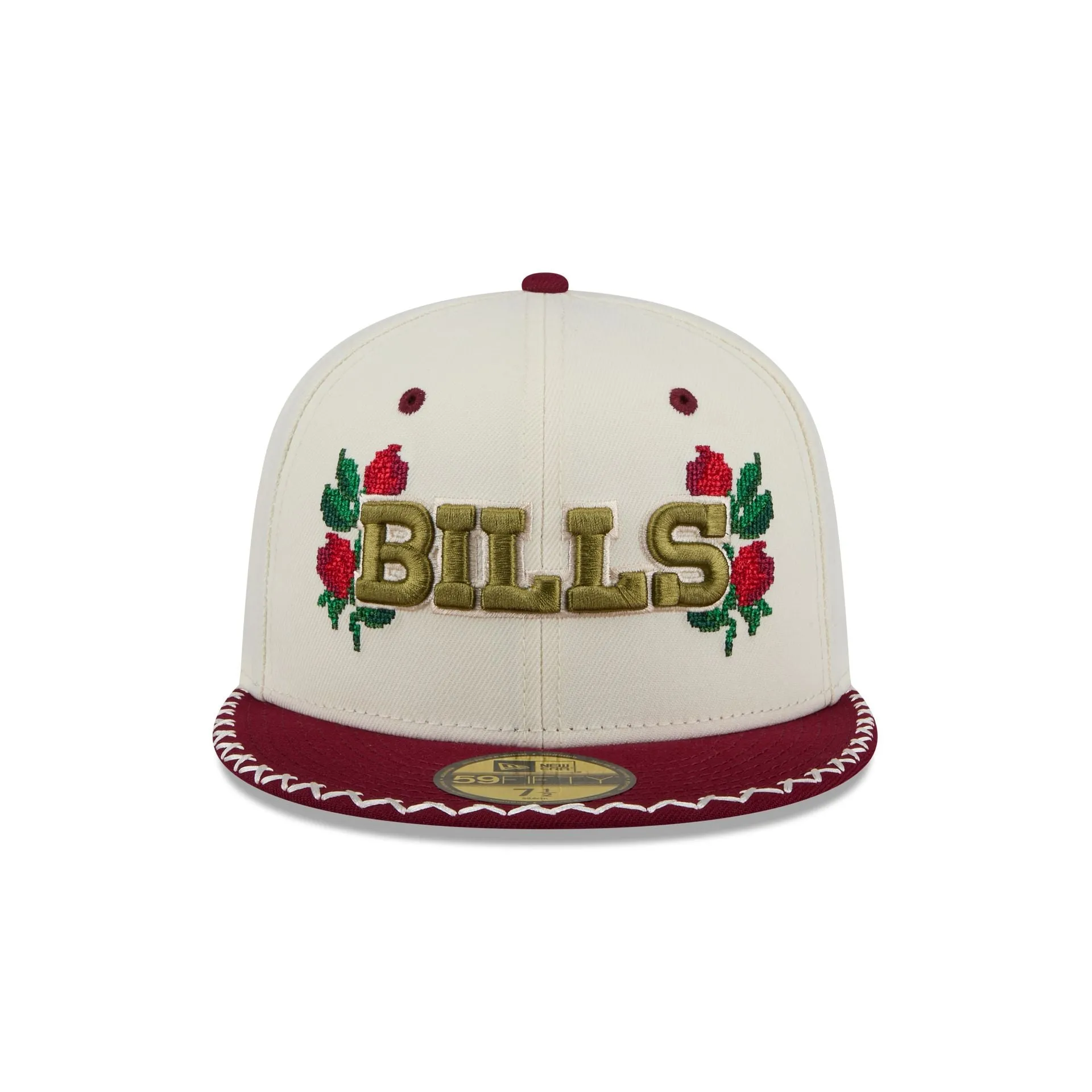 Buffalo Bills Novelty Stitch 59FIFTY Fitted Hat sold by New Era product image thumbnail 2