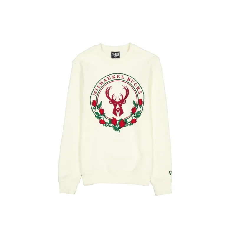 Milwaukee Bucks Novelty Stitch Crewneck sold by New Era