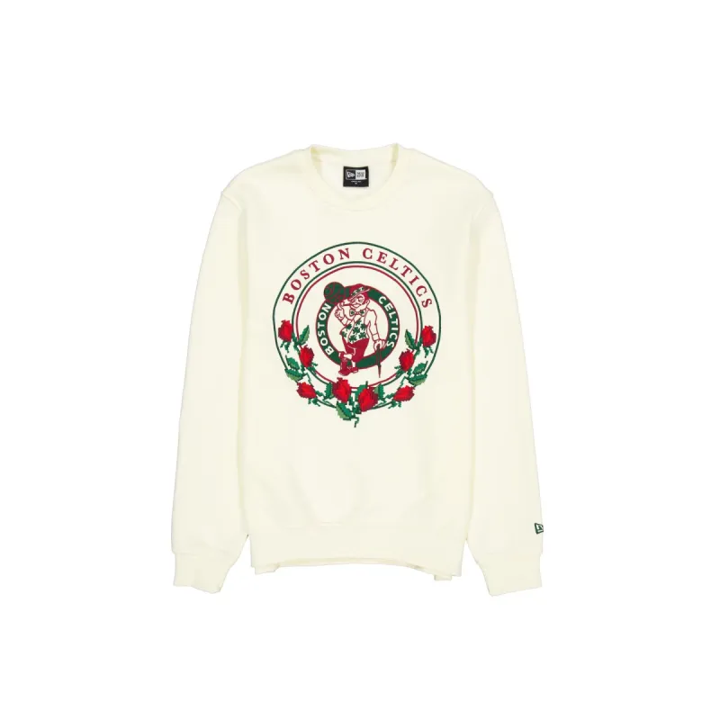 Boston Celtics Novelty Stitch Crewneck sold by New Era