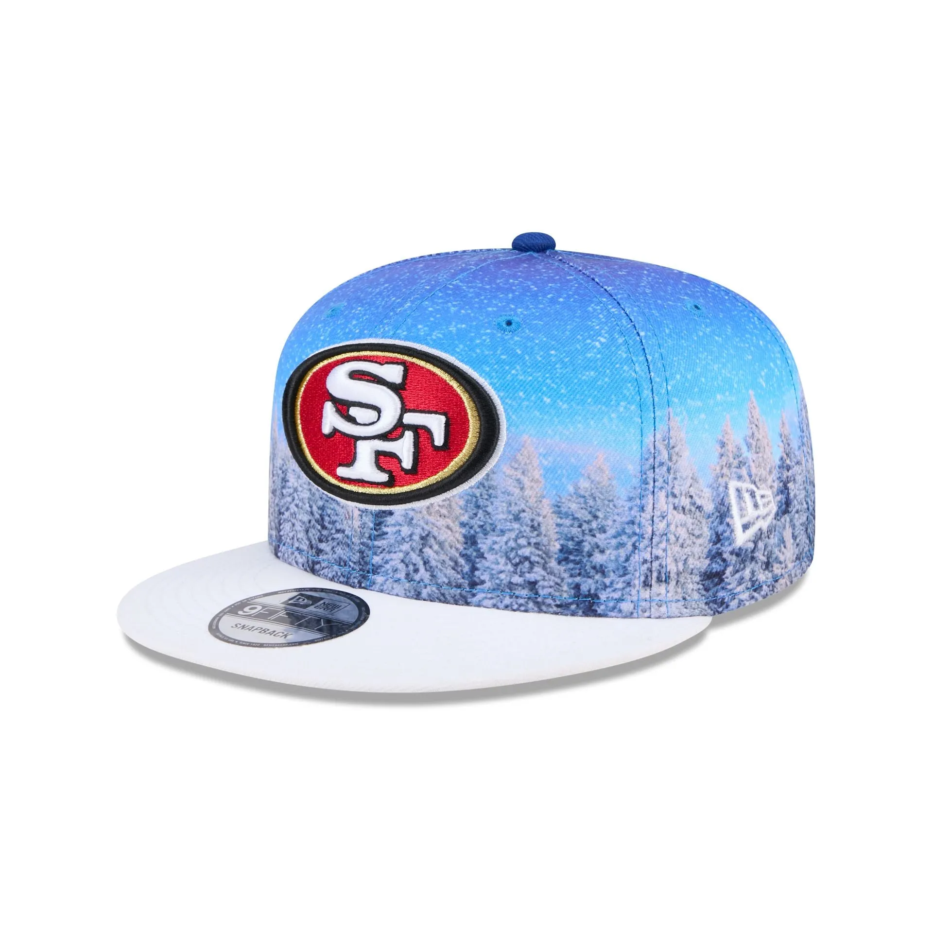 San Francisco 49ers Winter Photoreal 9FIFTY Snapback Hat sold by New Era