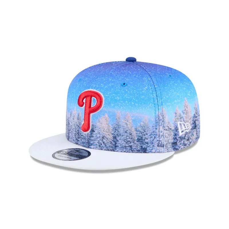 Philadelphia Phillies Winter Photoreal 9FIFTY Snapback Hat sold by New Era
