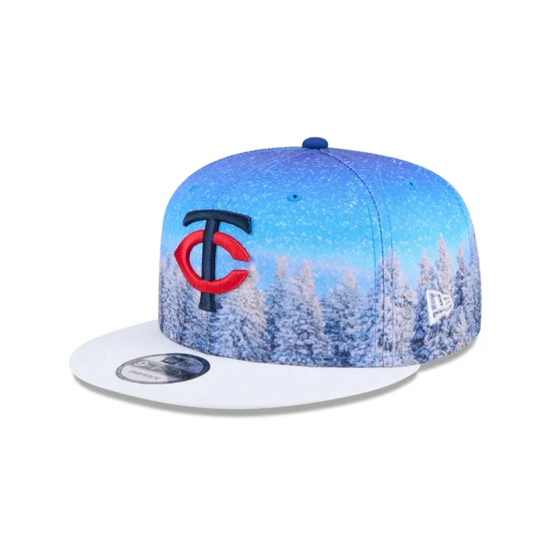 Minnesota Twins Winter Photoreal 9FIFTY Snapback Hat sold by New Era