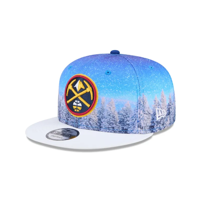 Denver Nuggets Winter Photoreal 9FIFTY Snapback Hat sold by New Era