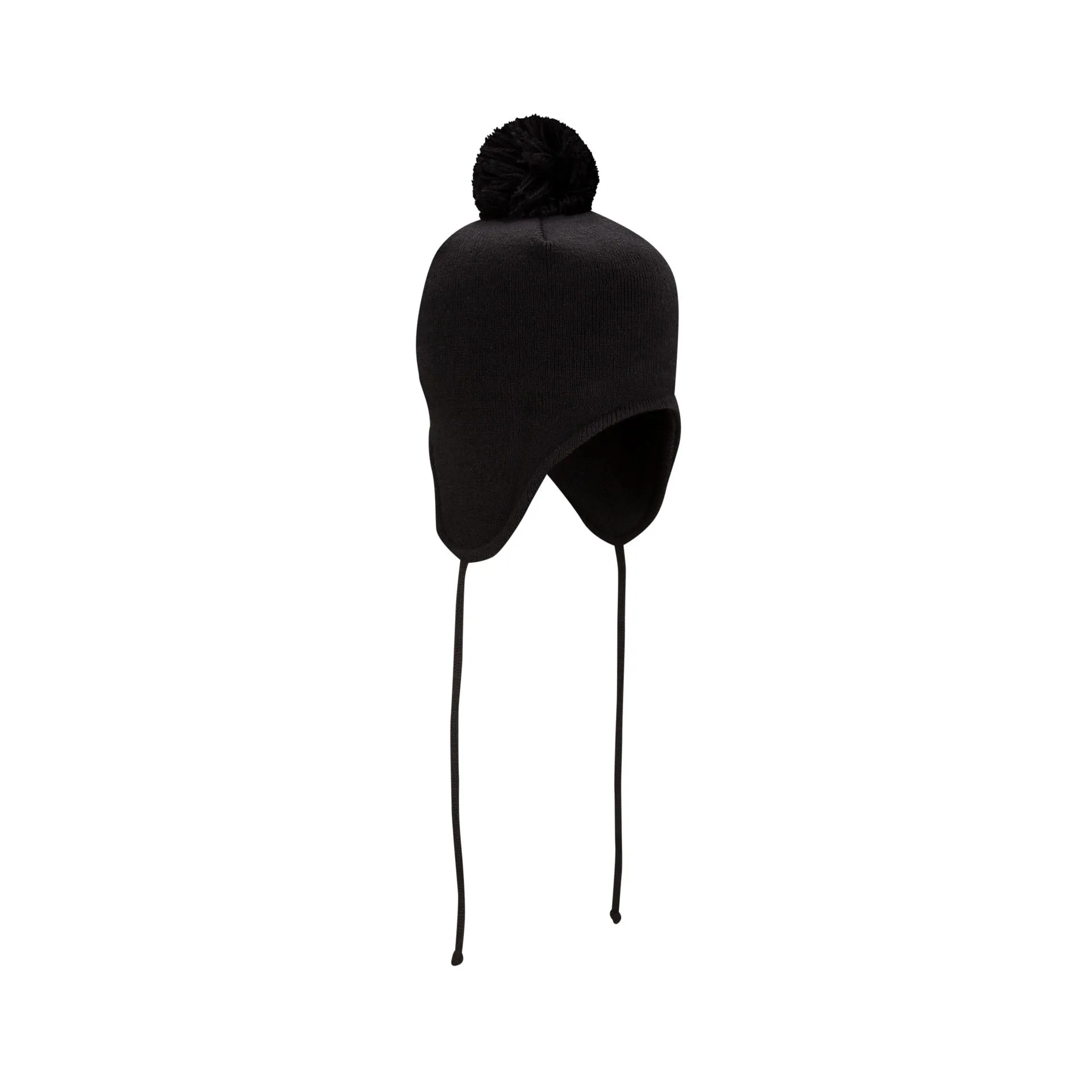 New Era Cap Black Pom Knit Ear Flap Hat sold by New Era product image thumbnail 3