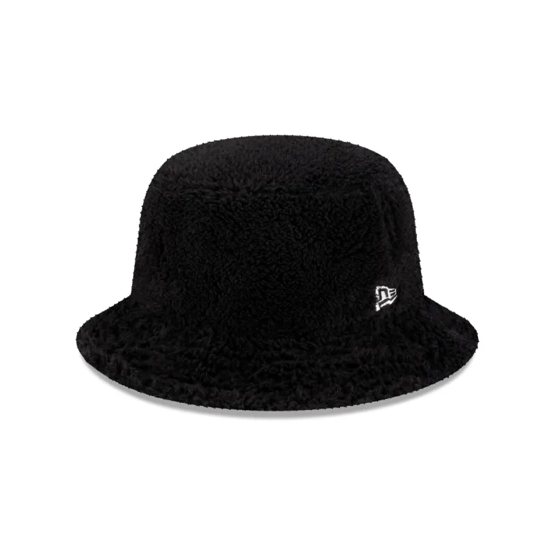 New Era Cap Fleece Black Bucket Hat sold by New Era