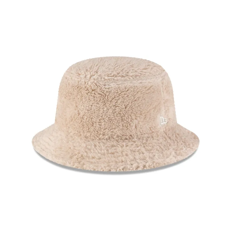New Era Cap Fleece Light Beige Bucket Hat sold by New Era