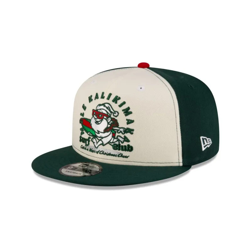 New Era Cap Seasonal Staples Christmas Surf Club 9FIFTY Snapback Hat sold by New Era