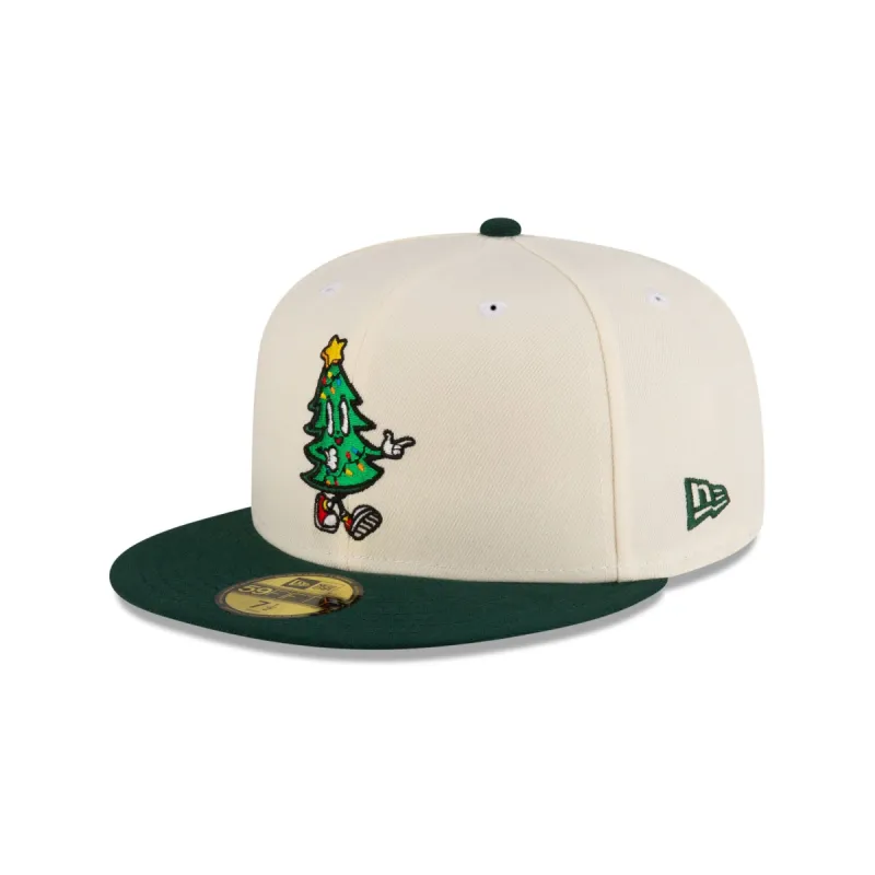 New Era Cap Seasonal Staples Christmas Tree 59FIFTY Fitted Hat sold by New Era