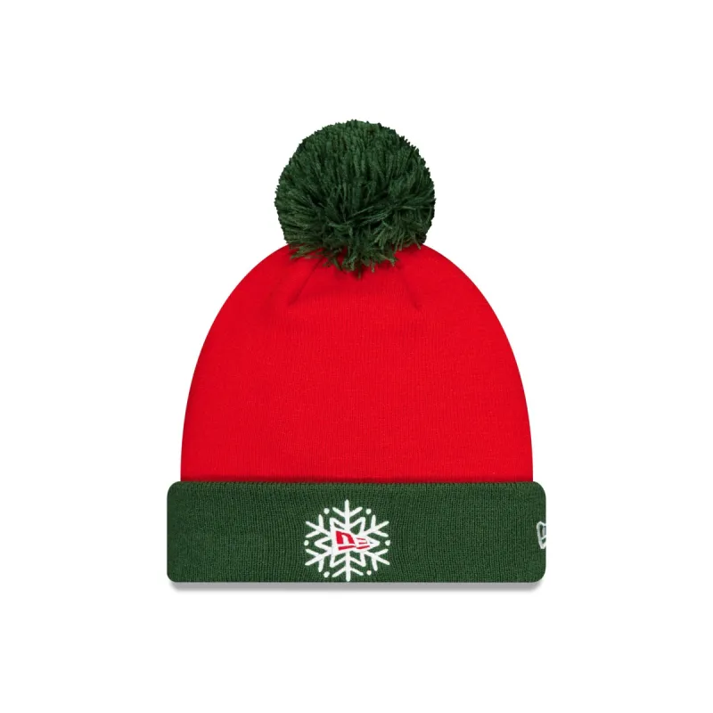 New Era Cap Seasonal Staples Snowflake Pom Knit Hat sold by New Era