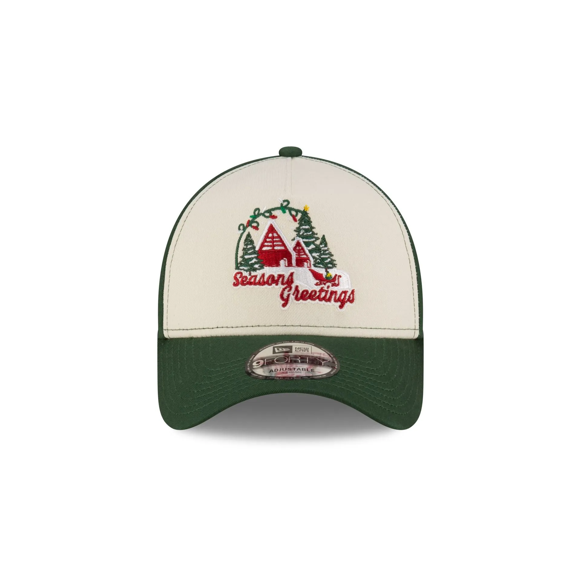 New Era Cap Seasonal Staples Seasons Greetings 9FORTY A-Frame Trucker Hat sold by New Era product image thumbnail 2