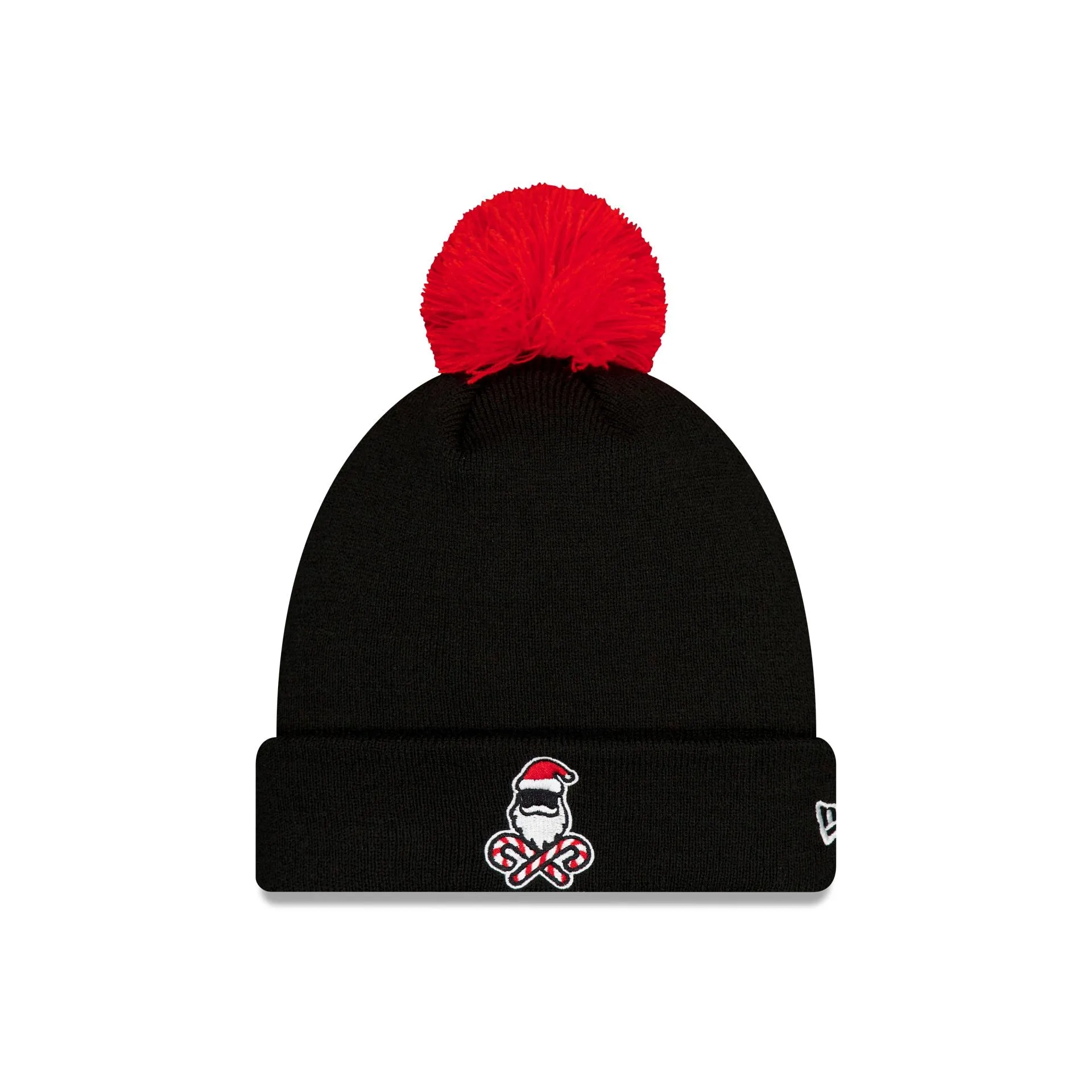 New Era Cap Seasonal Staples Santa Pom Knit Hat sold by New Era