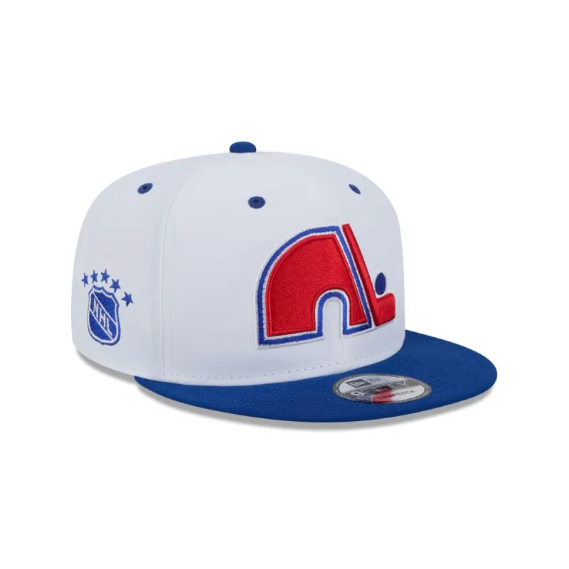 Quebec Nordiques Vintage Satin 9FIFTY Snapback Hat sold by New Era