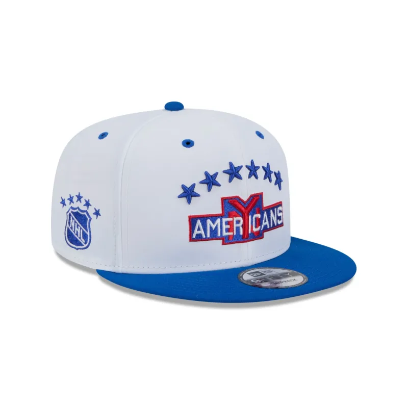 New York Americans Vintage Satin 9FIFTY Snapback Hat sold by New Era