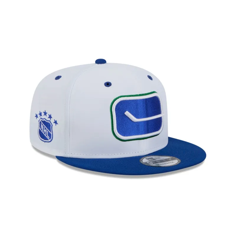 Vancouver Canucks Vintage Satin 9FIFTY Snapback Hat sold by New Era