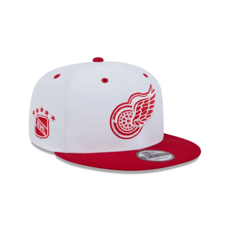Detroit Red Wings Vintage Satin 9FIFTY Snapback Hat sold by New Era