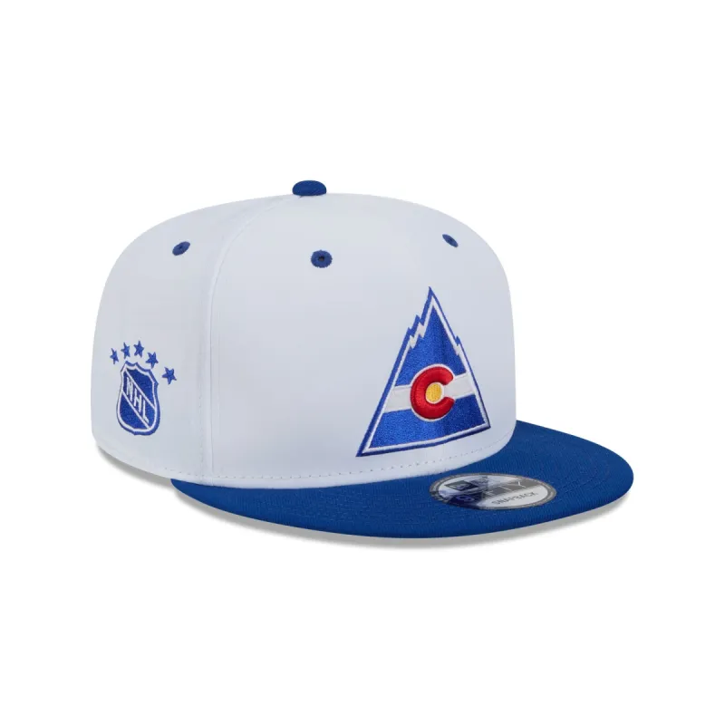 Colorado Rockies Hockey Vintage Satin 9FIFTY Snapback Hat sold by New Era