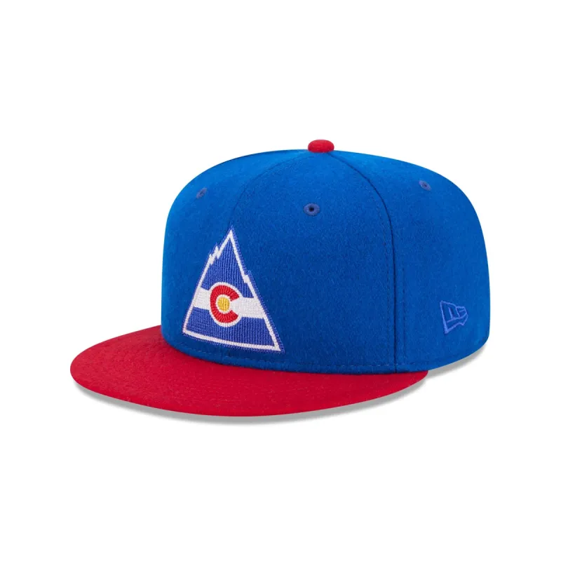 Colorado Rockies Hockey Vintage 59FIFTY Fitted Hat sold by New Era