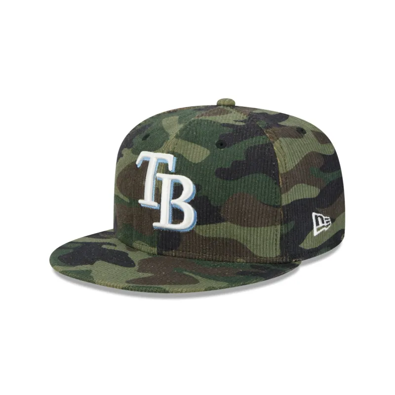 Tampa Bay Rays Camo Cord 59FIFTY Fitted Hat sold by New Era