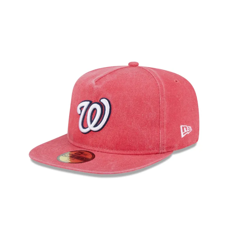 Washington Nationals Pigment Dye 59FIFTY A-Frame Fitted Hat sold by New Era