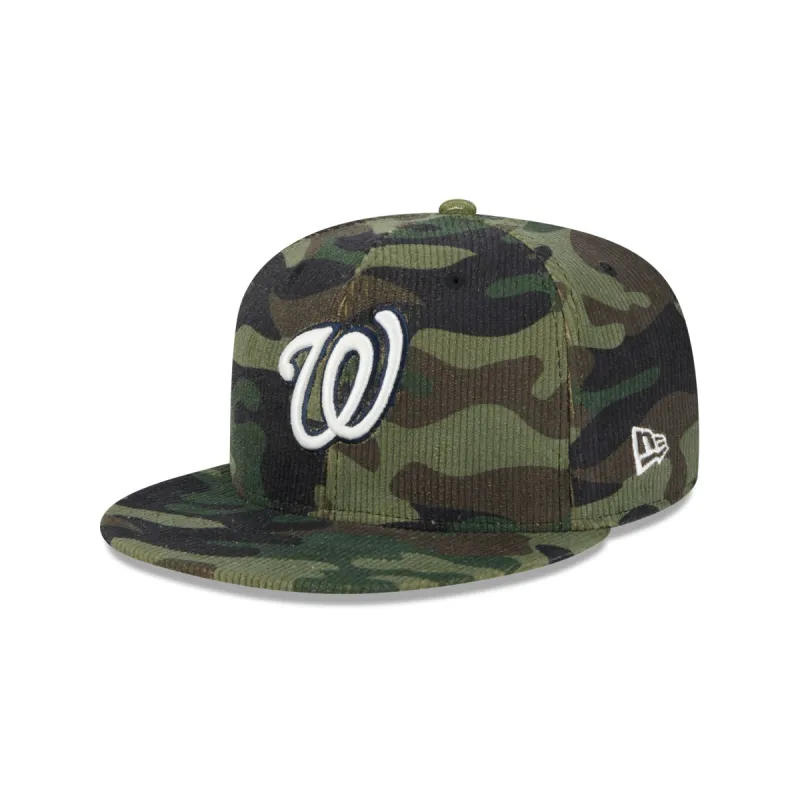 Washington Nationals Camo Cord 59FIFTY Fitted Hat sold by New Era