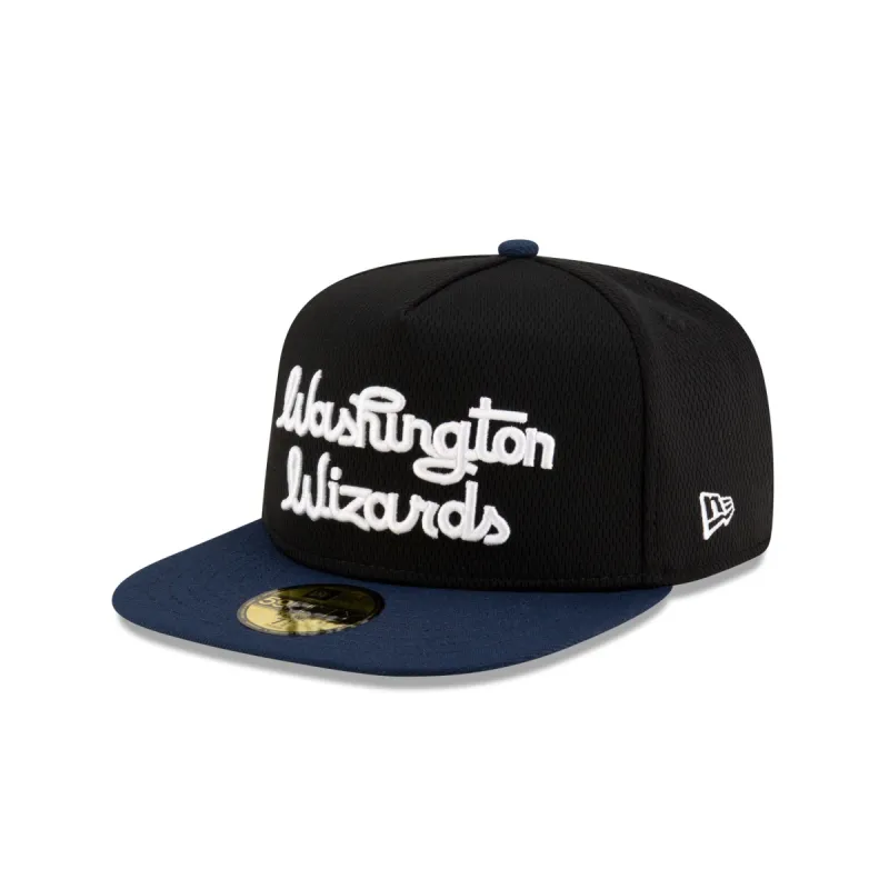 Washington Wizards Dashmark Mesh 59FIFTY A-Frame Fitted Hat sold by New Era