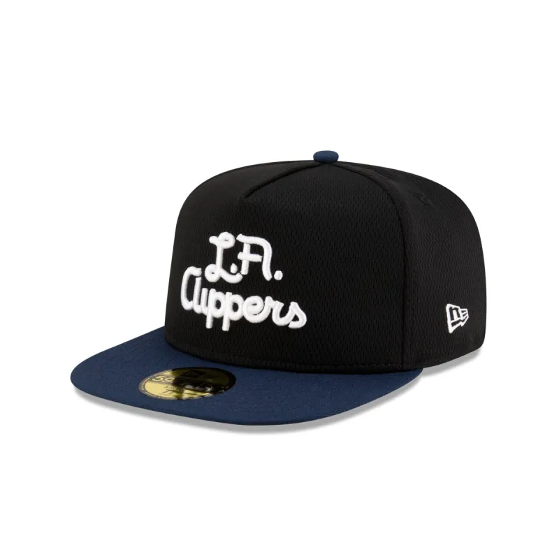 Los Angeles Clippers Dashmark Mesh 59FIFTY A-Frame Fitted Hat sold by New Era