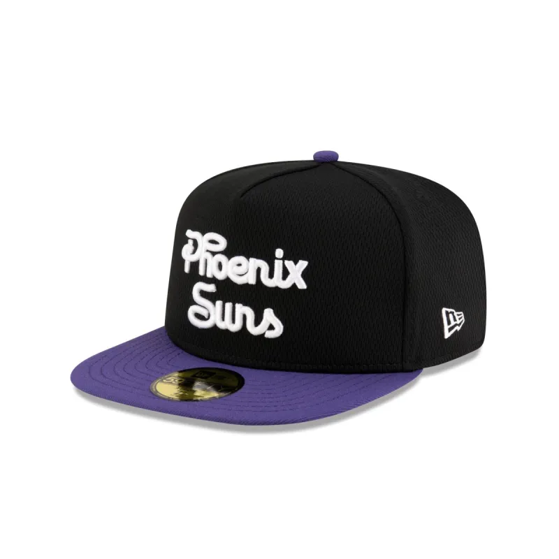 Phoenix Suns Dashmark Mesh 59FIFTY A-Frame Fitted Hat made by New Era