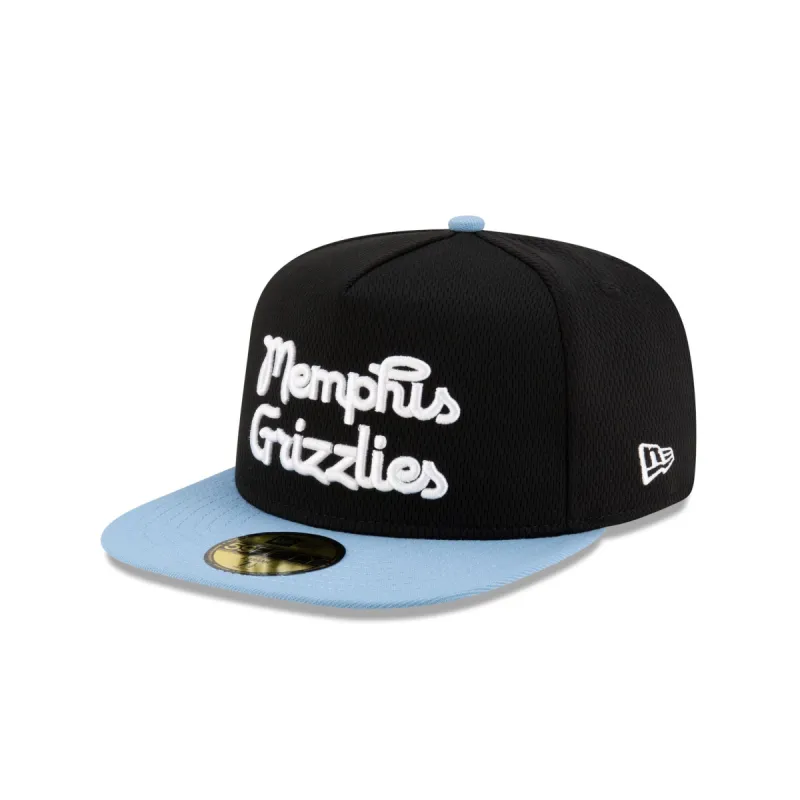 Memphis Grizzlies Dashmark Mesh 59FIFTY A-Frame Fitted Hat sold by New Era