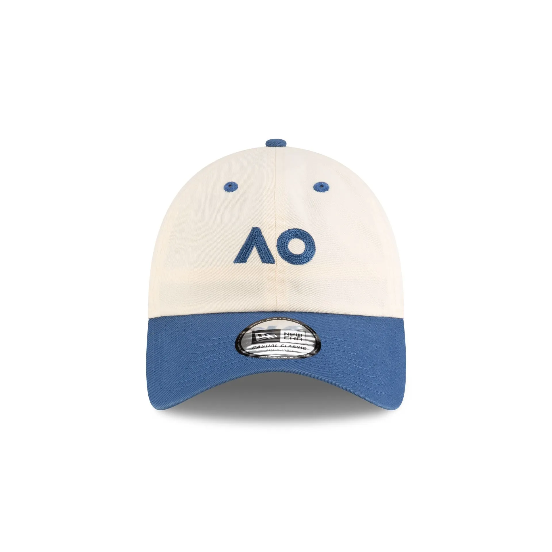 2025 Australian Open Cream Indigo Casual Classic Adjustable Hat sold by New Era product image thumbnail 2
