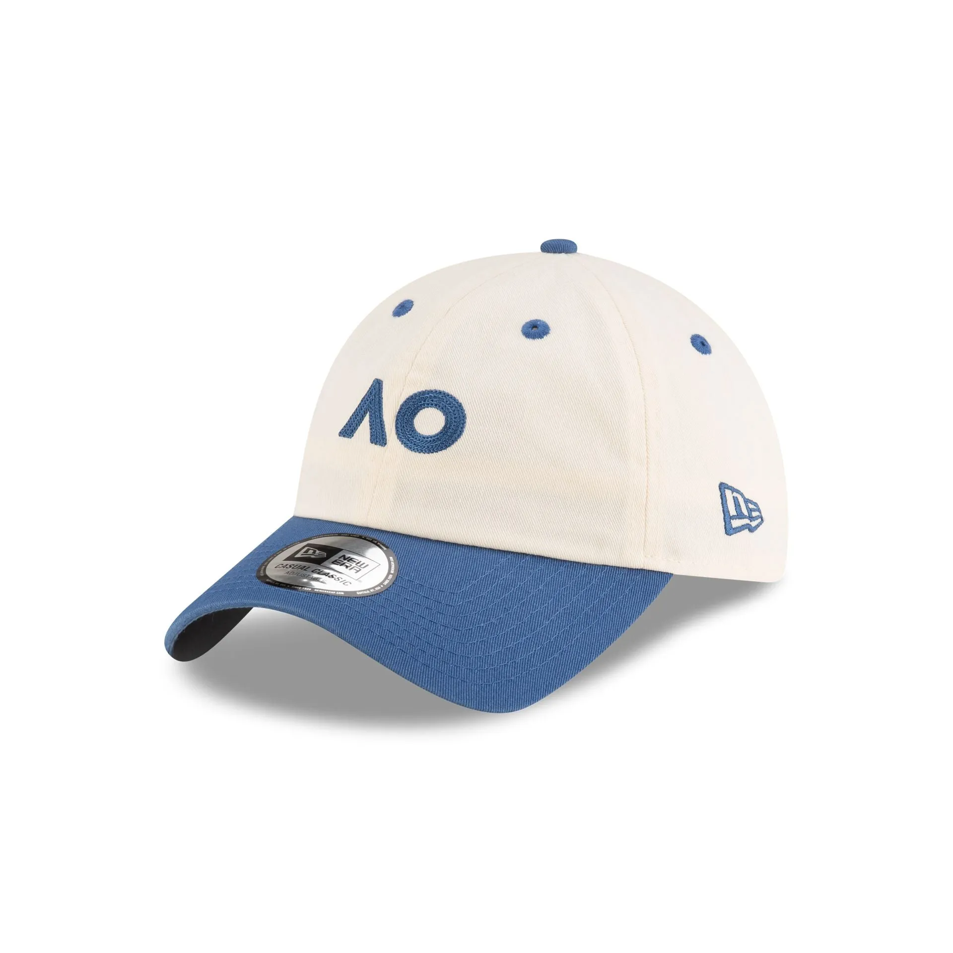 2025 Australian Open Cream Indigo Casual Classic Adjustable Hat sold by New Era product image thumbnail 3