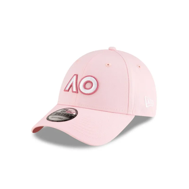 2025 Australian Open Pink 9FORTY Adjustable Hat sold by New Era