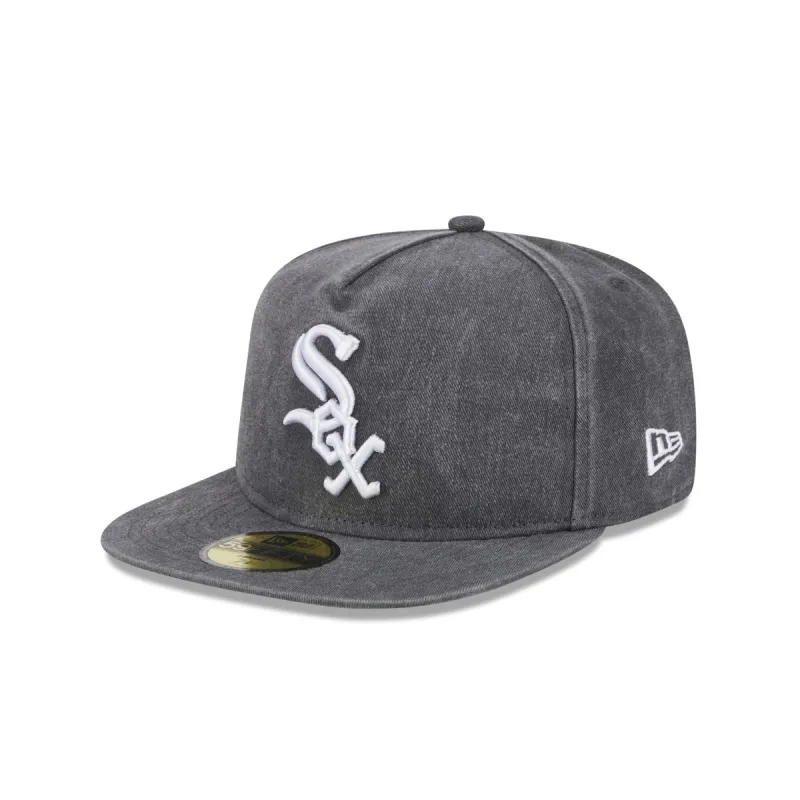 Chicago White Sox Pigment Dye 59FIFTY A-Frame Fitted Hat sold by New Era