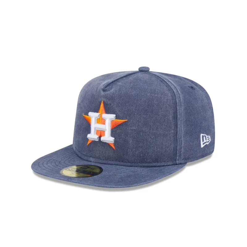 Houston Astros Pigment Dye 59FIFTY A-Frame Fitted Hat sold by New Era
